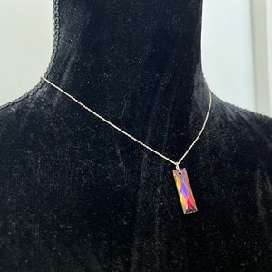 Brand 🆕 genuine .925 sterling silver necklace with a Swarovski crystal charm